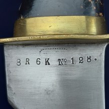 Swedish M1848 Fascine Knife or Cutlass by A + E Holler 13